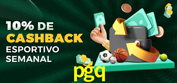 10% de bônus de cashback na pgq